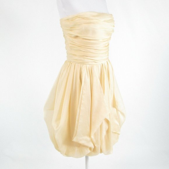 Light beige RALPH LAUREN BLACK LABEL dress 8 - Picture 3 of 8